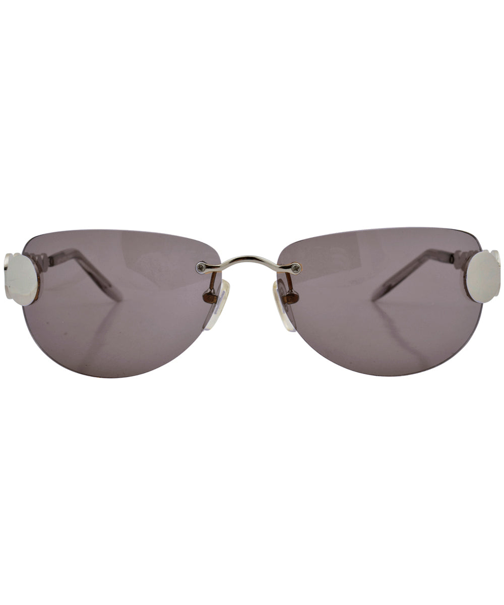 CLUELESS Smoke Rimless Sunglasses