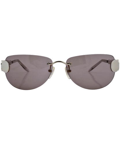 CLUELESS Smoke Rimless Sunglasses