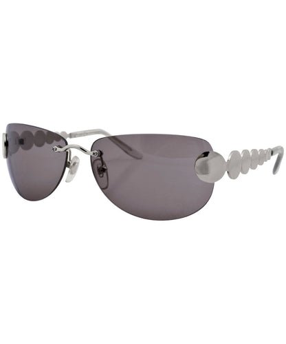 CLUELESS Smoke Rimless Sunglasses
