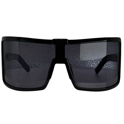 DOC Oversized Shield Sunglasses – Flat Top Unisex Eyewea