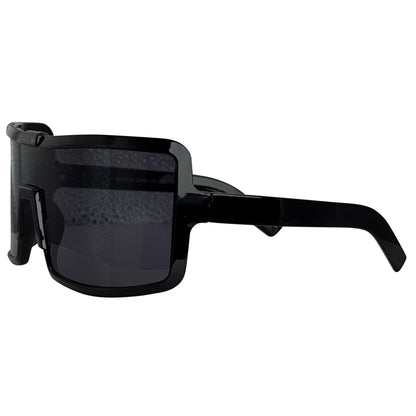 DOC Oversized Shield Sunglasses – Flat Top Unisex Eyewea