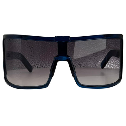 DOC Oversized Shield Sunglasses – Flat Top Unisex Eyewea