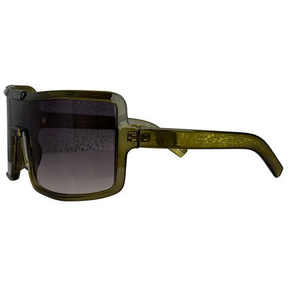 DOC Oversized Shield Sunglasses – Flat Top Unisex Eyewea