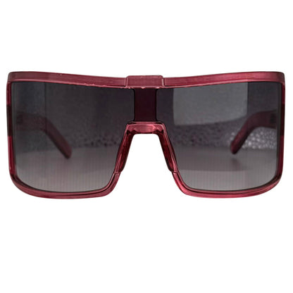 DOC Oversized Shield Sunglasses – Flat Top Unisex Eyewea