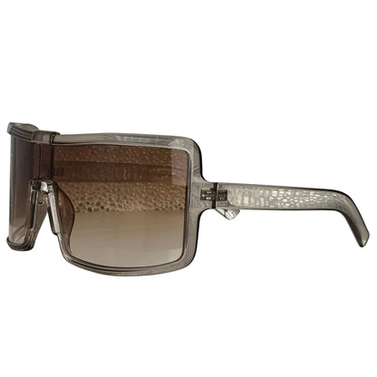 DOC Oversized Shield Sunglasses – Flat Top Unisex Eyewea